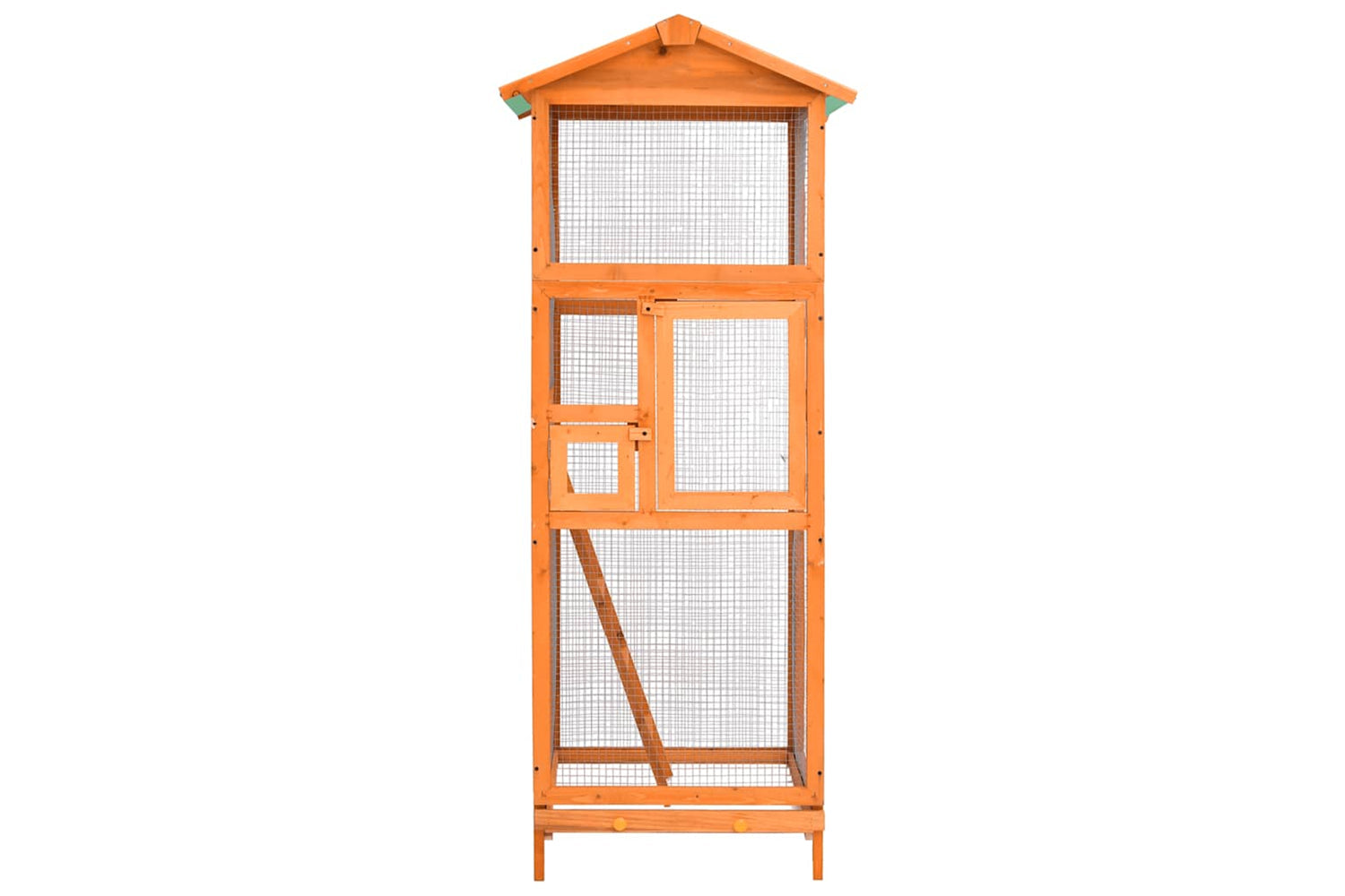 vidaXL 171457 Bird Cage 68x62x166cm Solid Firwood-3