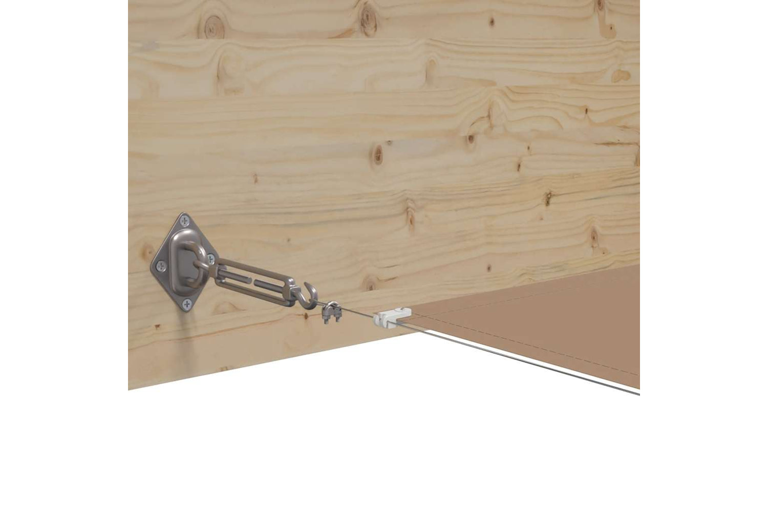 vidaXL 148421 Vertical Awning Taupe 180x1000cm Oxford Fabric-3