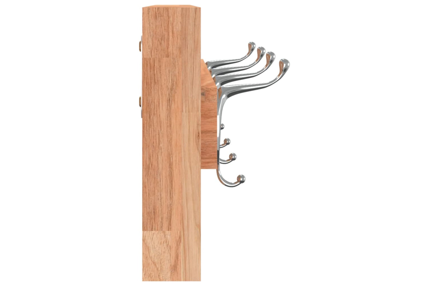 vidaXL 350371 Wall Hanger 42x8.5x14cm Solid Wood Walnut-3