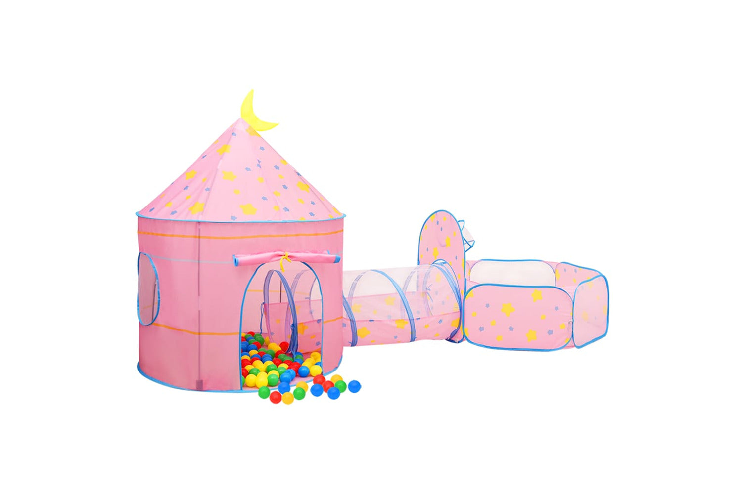 Vidaxl Children Play Tent Pink 301x120x128 Cm-4