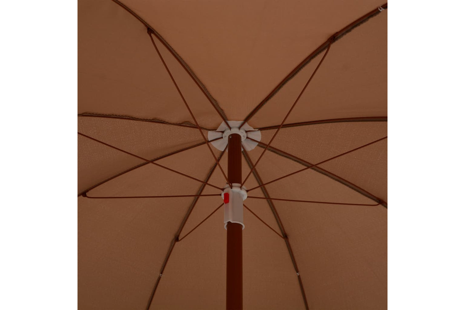 vidaXL 47801 Parasol With Steel Pole 180cm Taupe-4