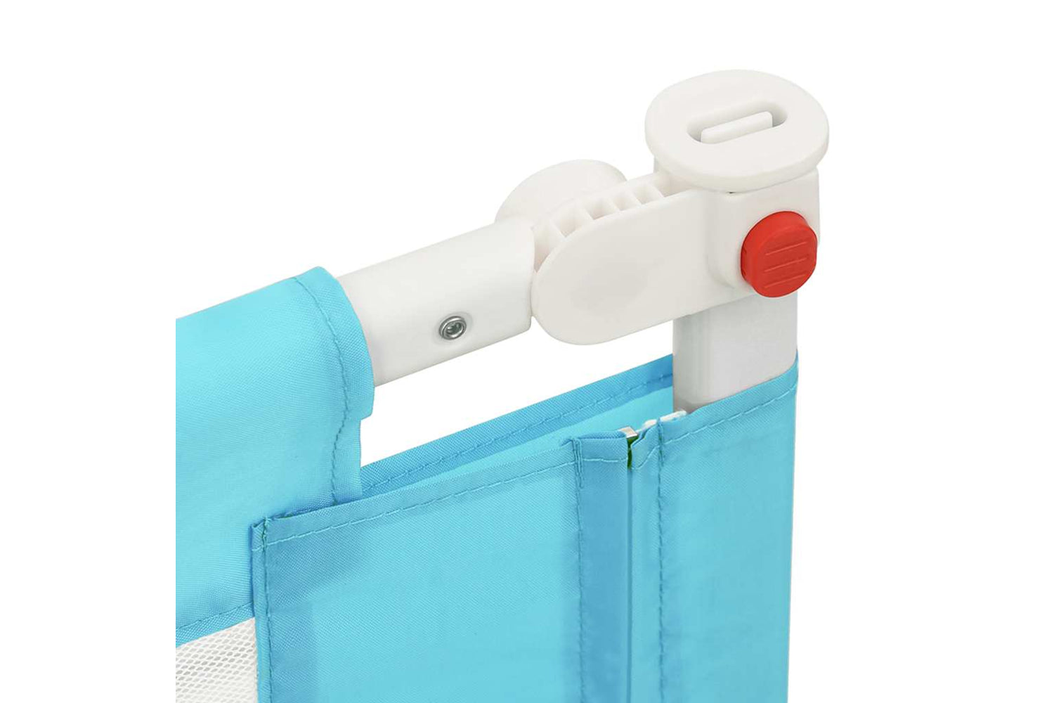 Vidaxl Toddler Safety Bed Rail Blue 190x25 Cm Fabric-6