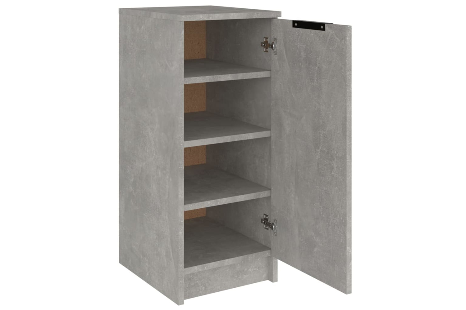 vidaXL 811416 Shoe Cabinet Concrete Grey 30x35x70cm Engineered Wood-5