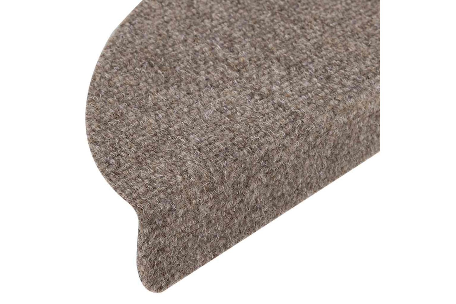 vidaXL 322355 Self-adhesive Stair Mats 15 Pcs Cream 65x21x4cm Needle Punch-6