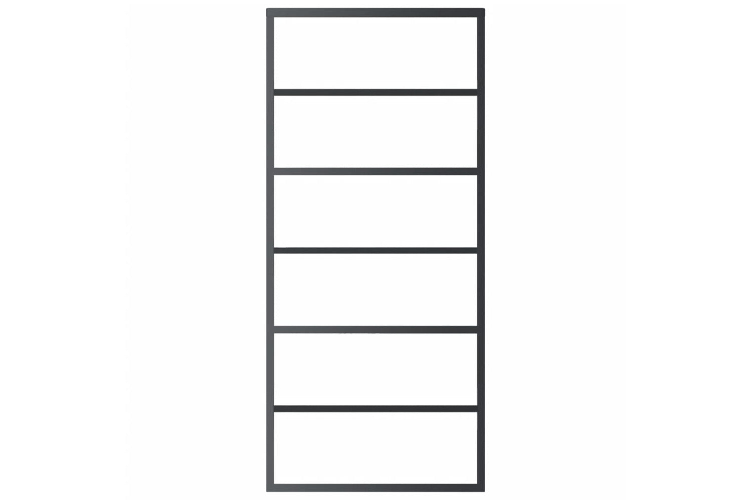 vidaXL 151015 Sliding Door Esg Glass And Aluminium 90x205cm Black-3