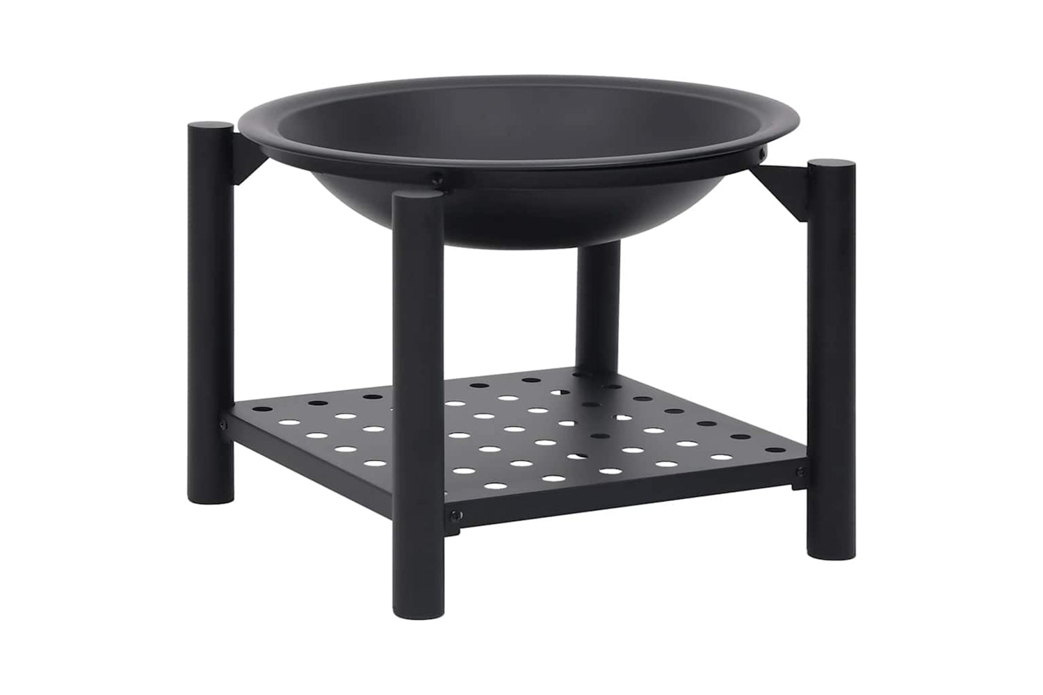 Vidaxl 313639 Fire Pit With Poker 54x54x55 Cm Steel-4