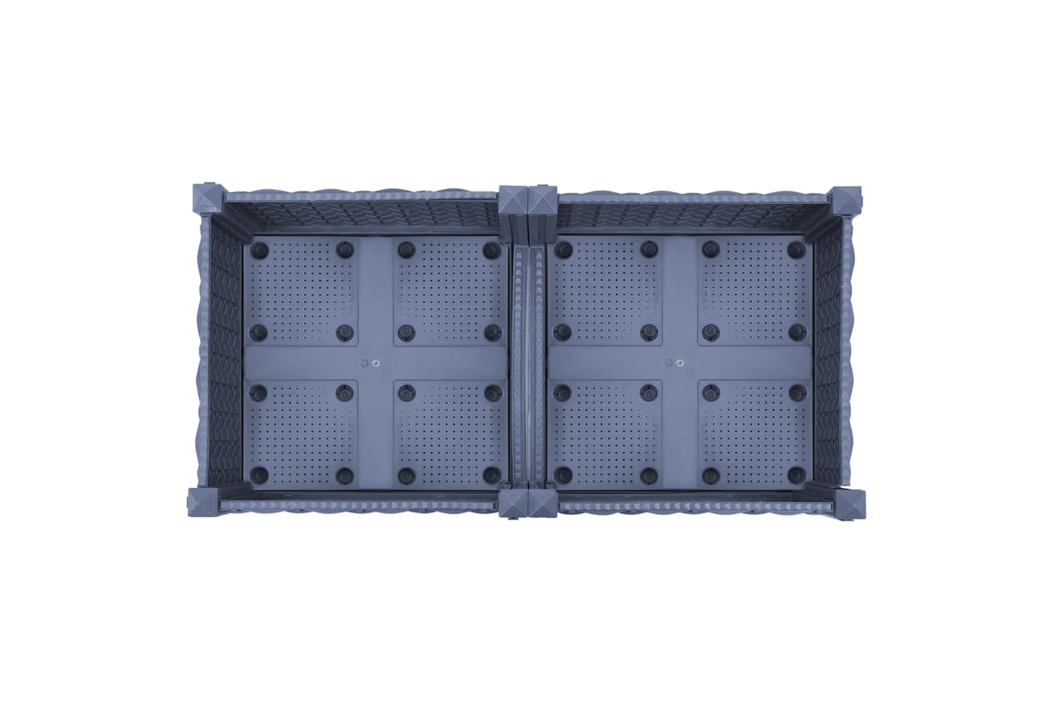 vidaXL Raised Bed 80x40x23cm Polypropylene-4