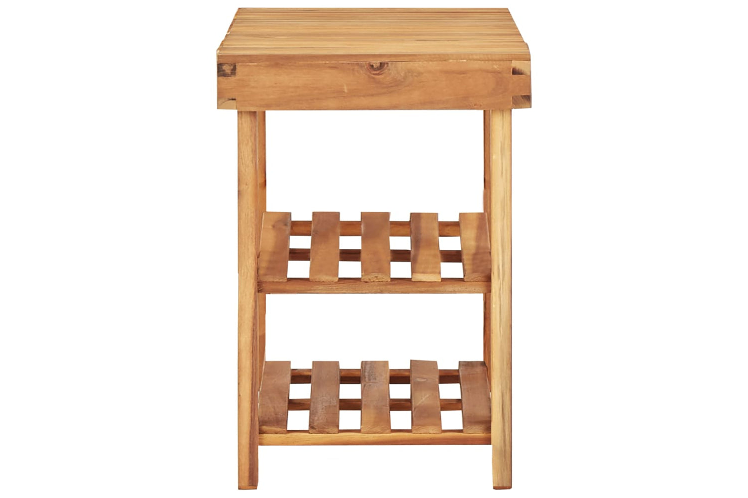 vidaXL 45932 Shoe Rack 90x32x46cm Solid Acacia Wood-3
