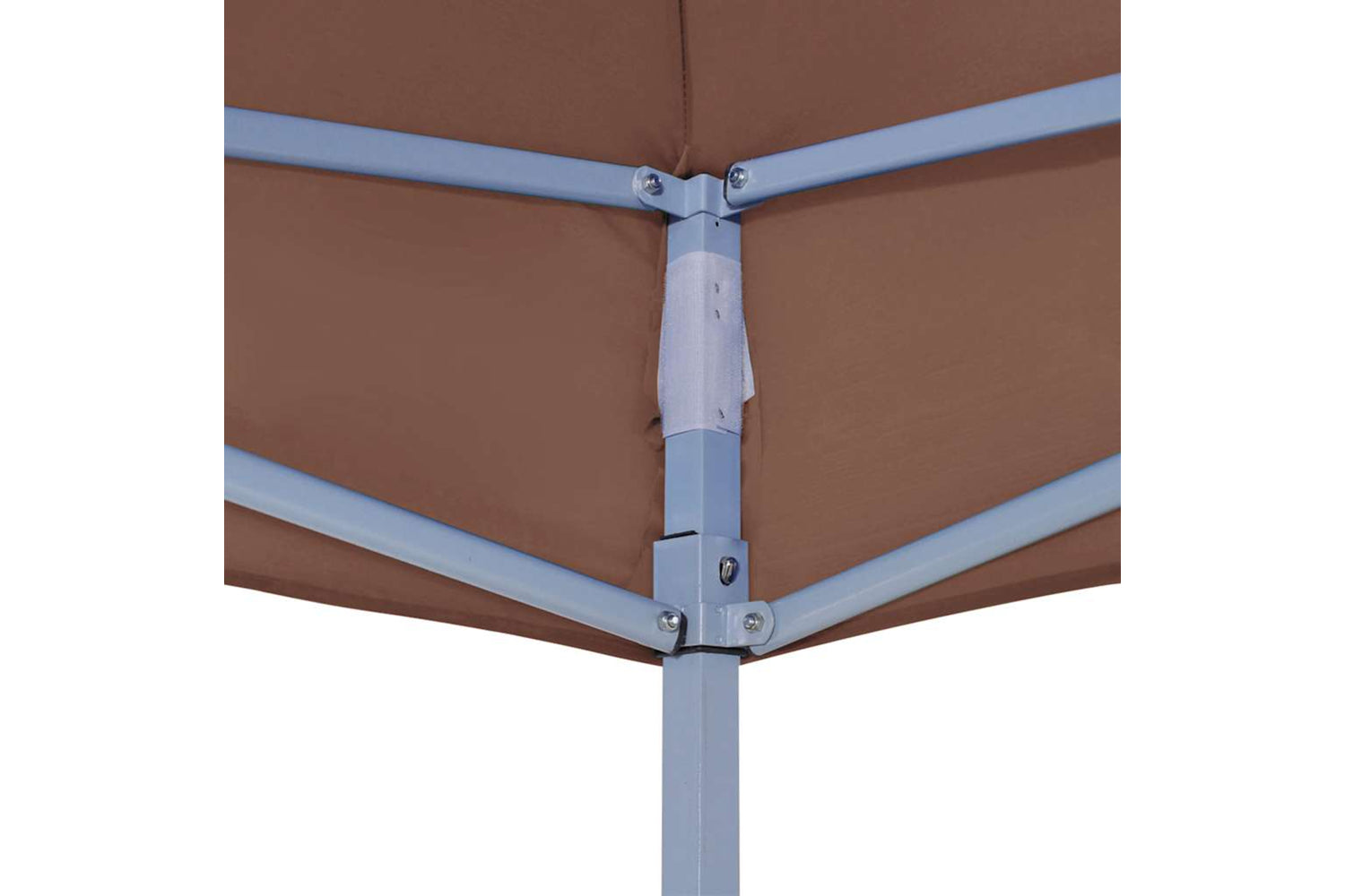 Vidaxl Party Tent Roof 3x3 M Brown 270 G/m2-4