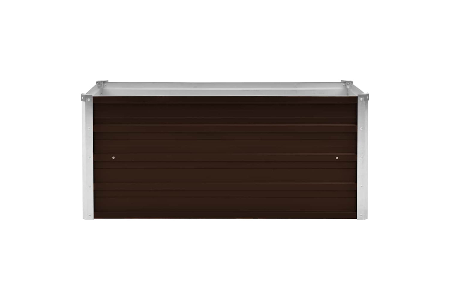 Vidaxl Garden Raised Bed Brown 100x40x45 Cm Galvanised Steel-3
