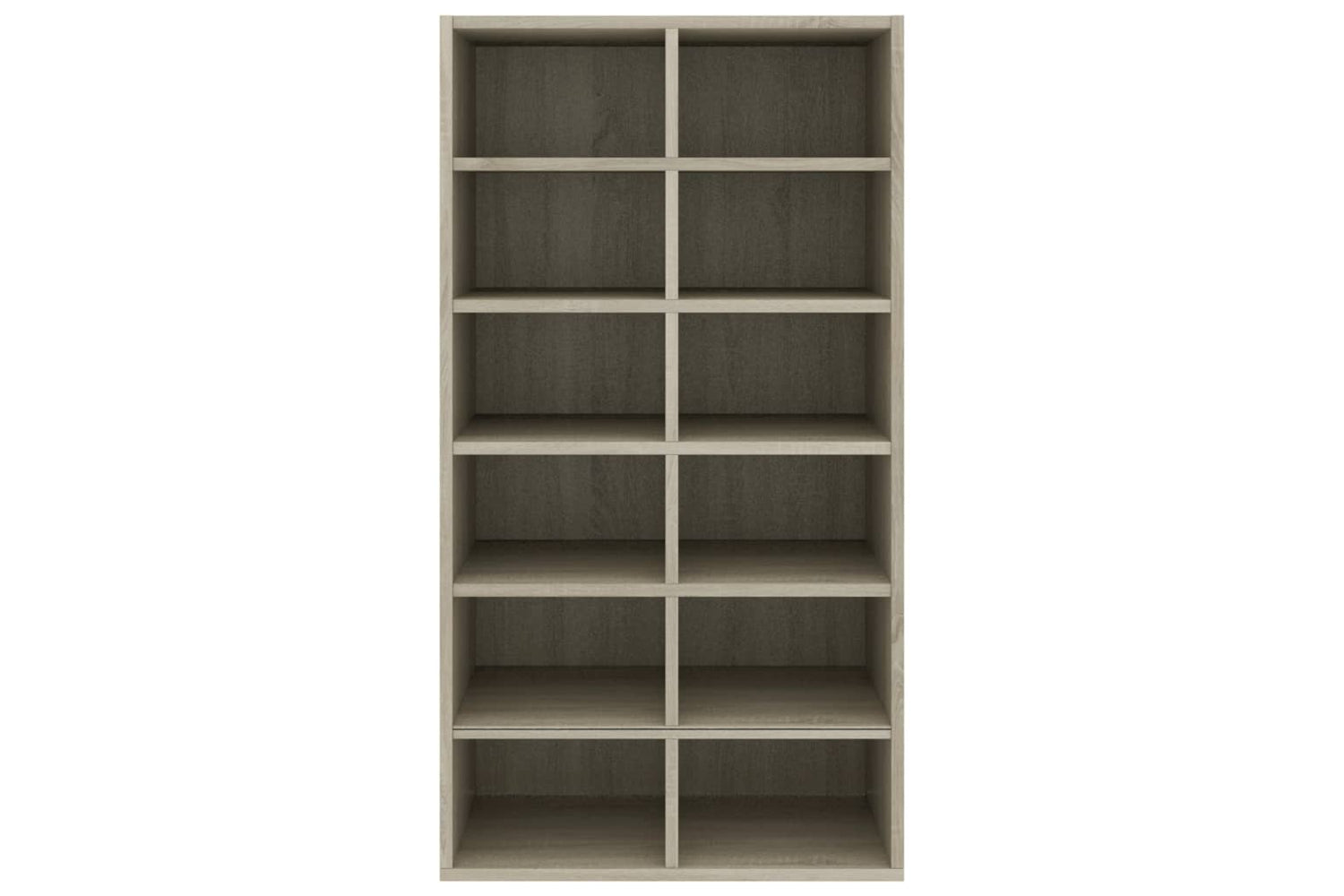 vidaXL 800399 Shoe Rack Sonoma Oak 54x34x100.5cm Engineered Wood-3