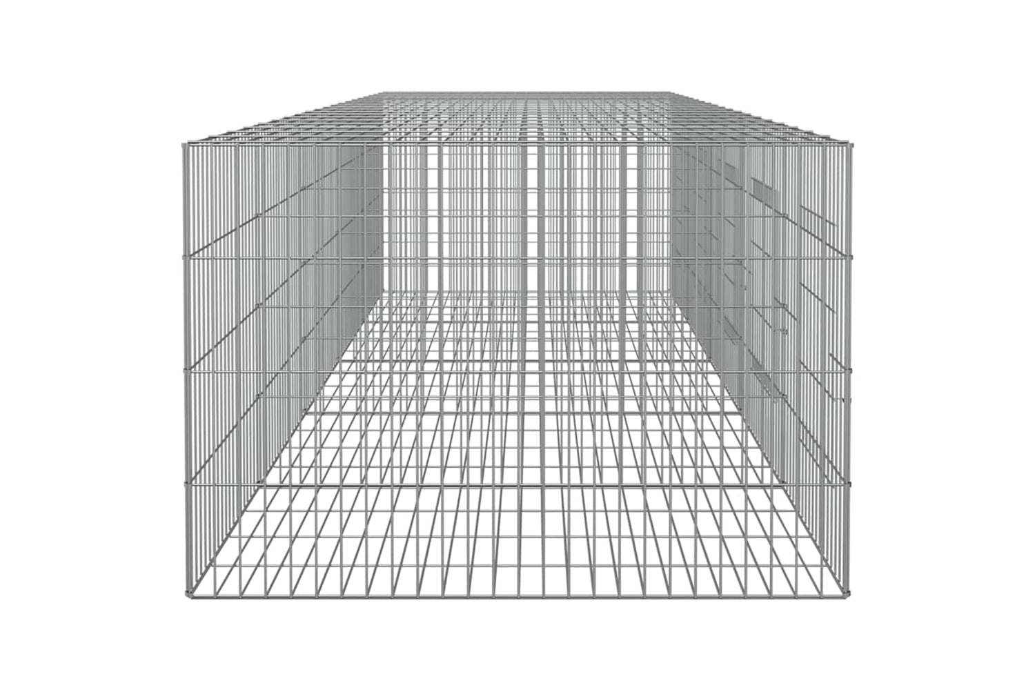 vidaXL 171571 5-panel Rabbit Cage 273x79x54cm Galvanised Iron-4