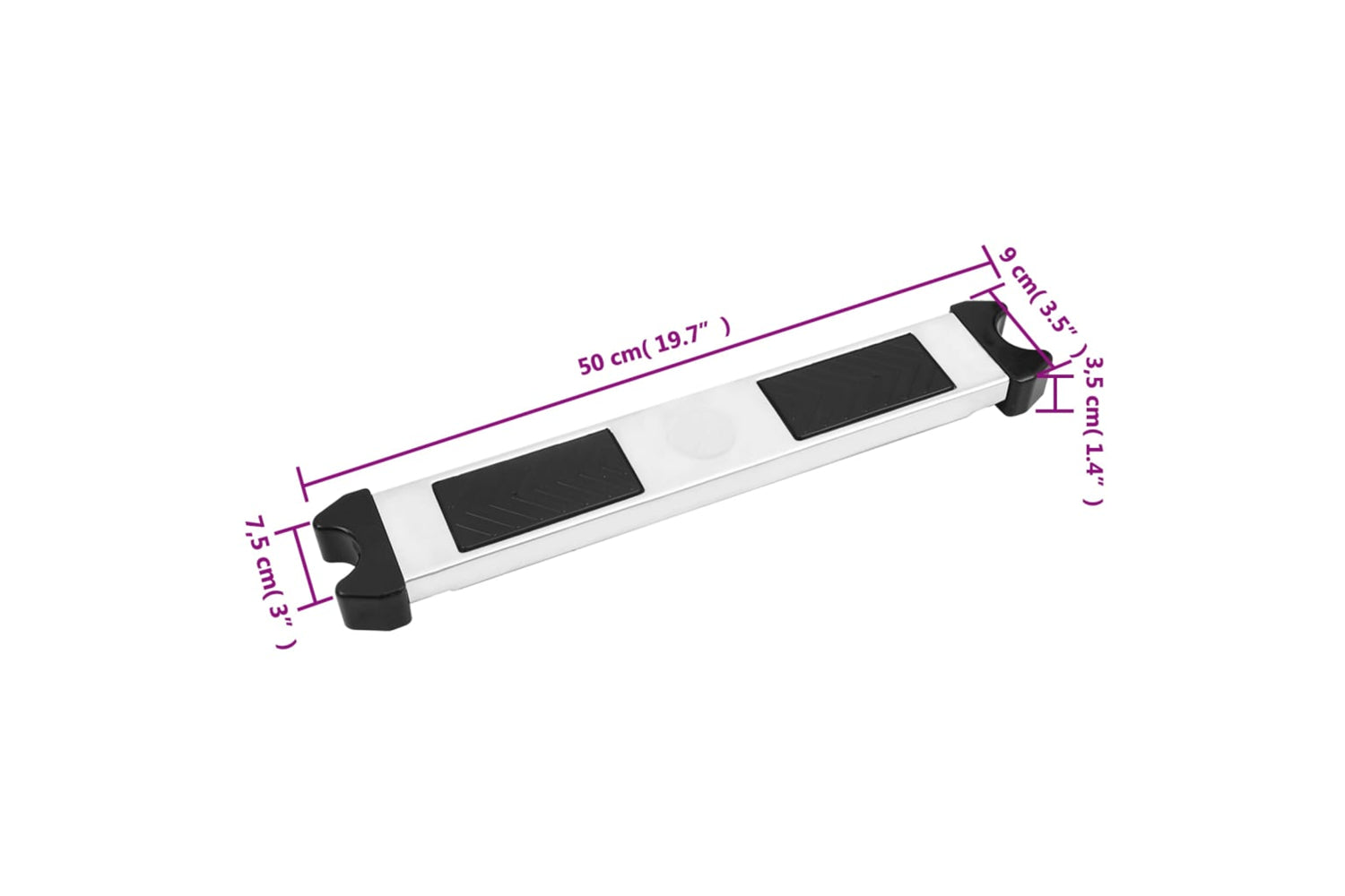vidaXL 93464 Pool Ladder Step 50x9x3.5cm 304 Stainless Steel-6