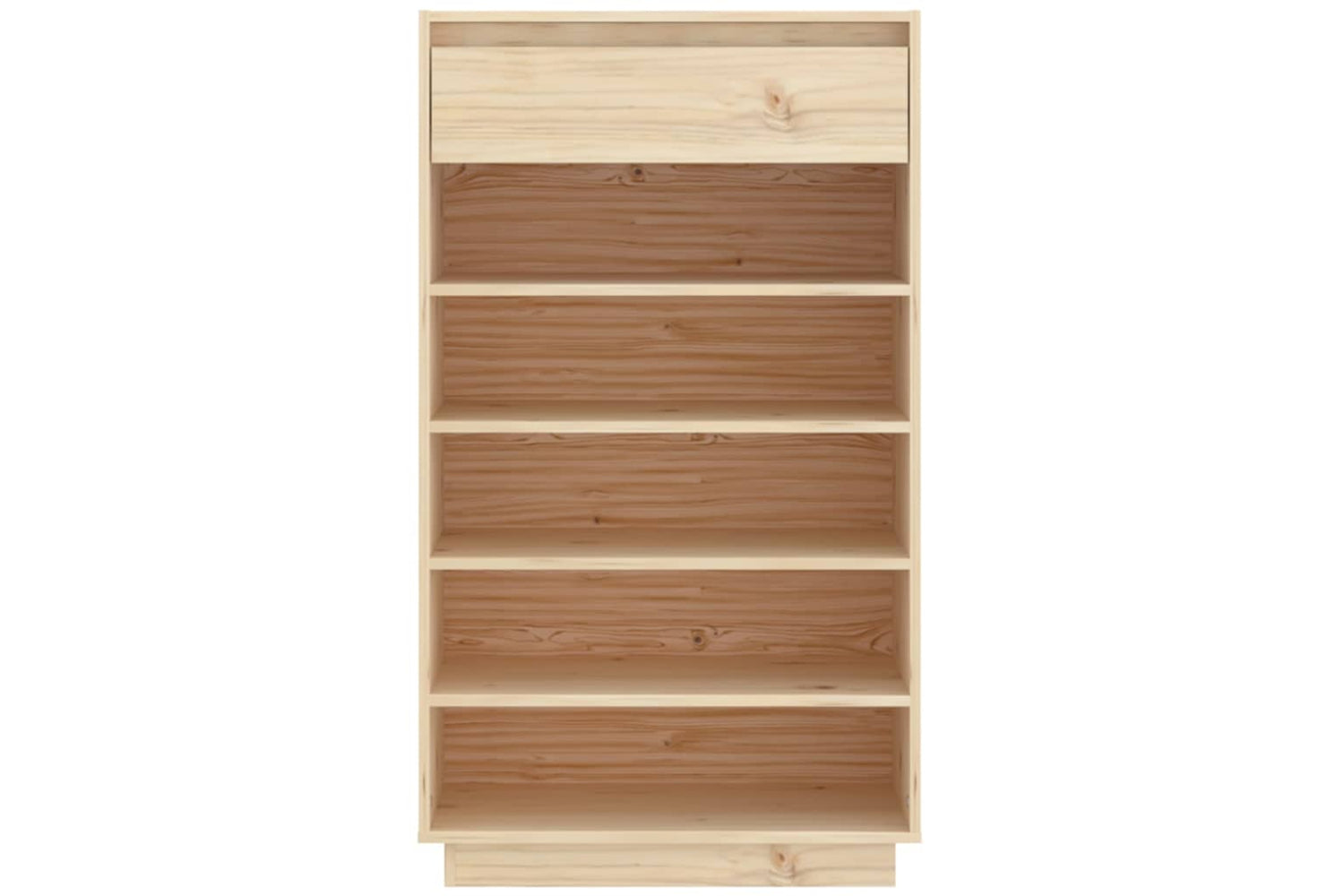 vidaXL 813550 Shoe Cabinet 60x34x105cm Solid Wood Pine-4
