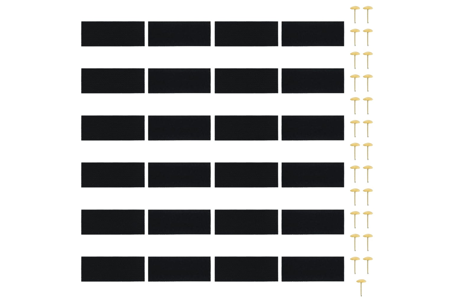 vidaXL 40920 Insect Door Curtain 210 X 100cm 2 Pcs Magnet Black-6