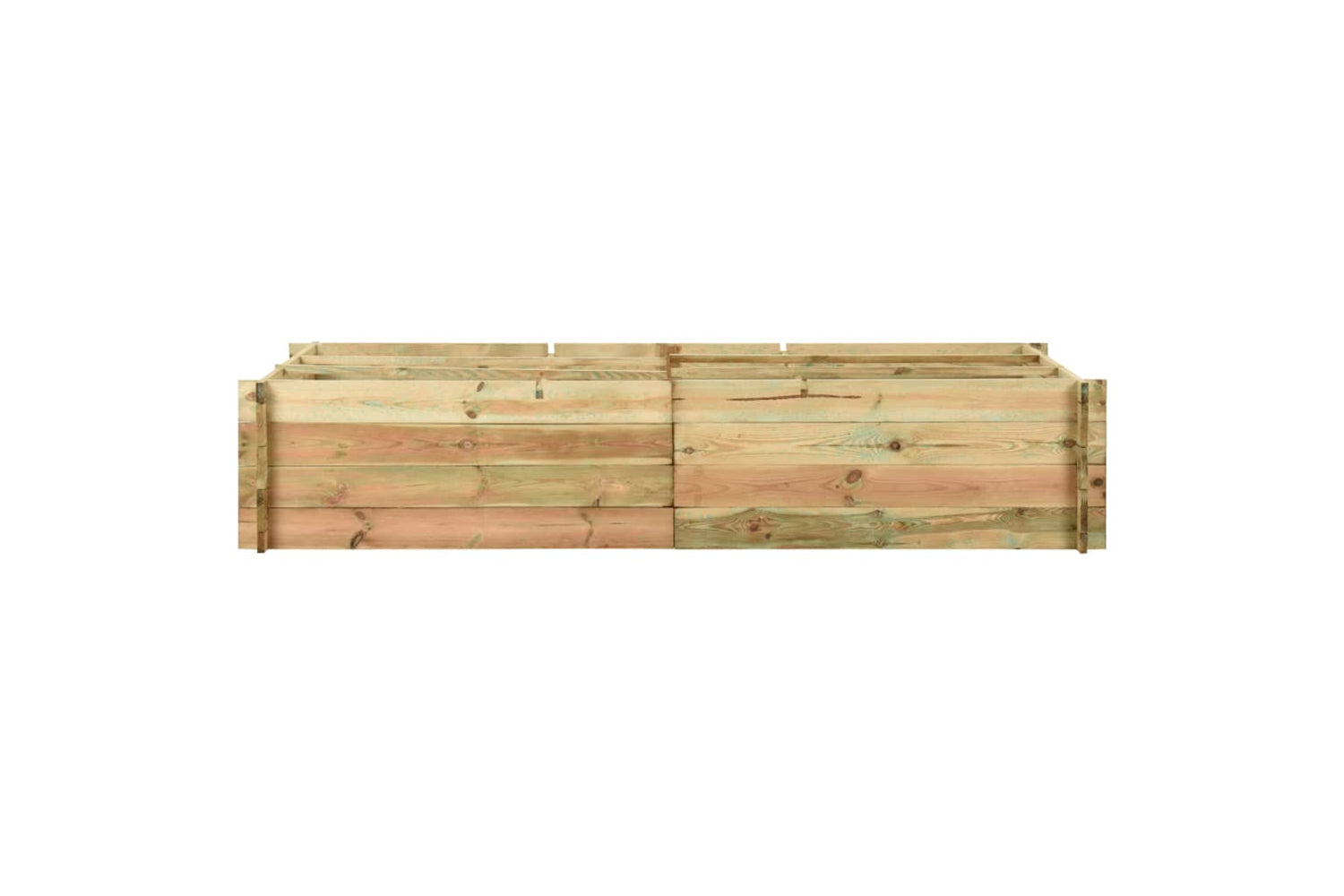vidaXL 43345 Garden Raised Vegetable Bed Impregnated Pinewood 197x100x40cm-2