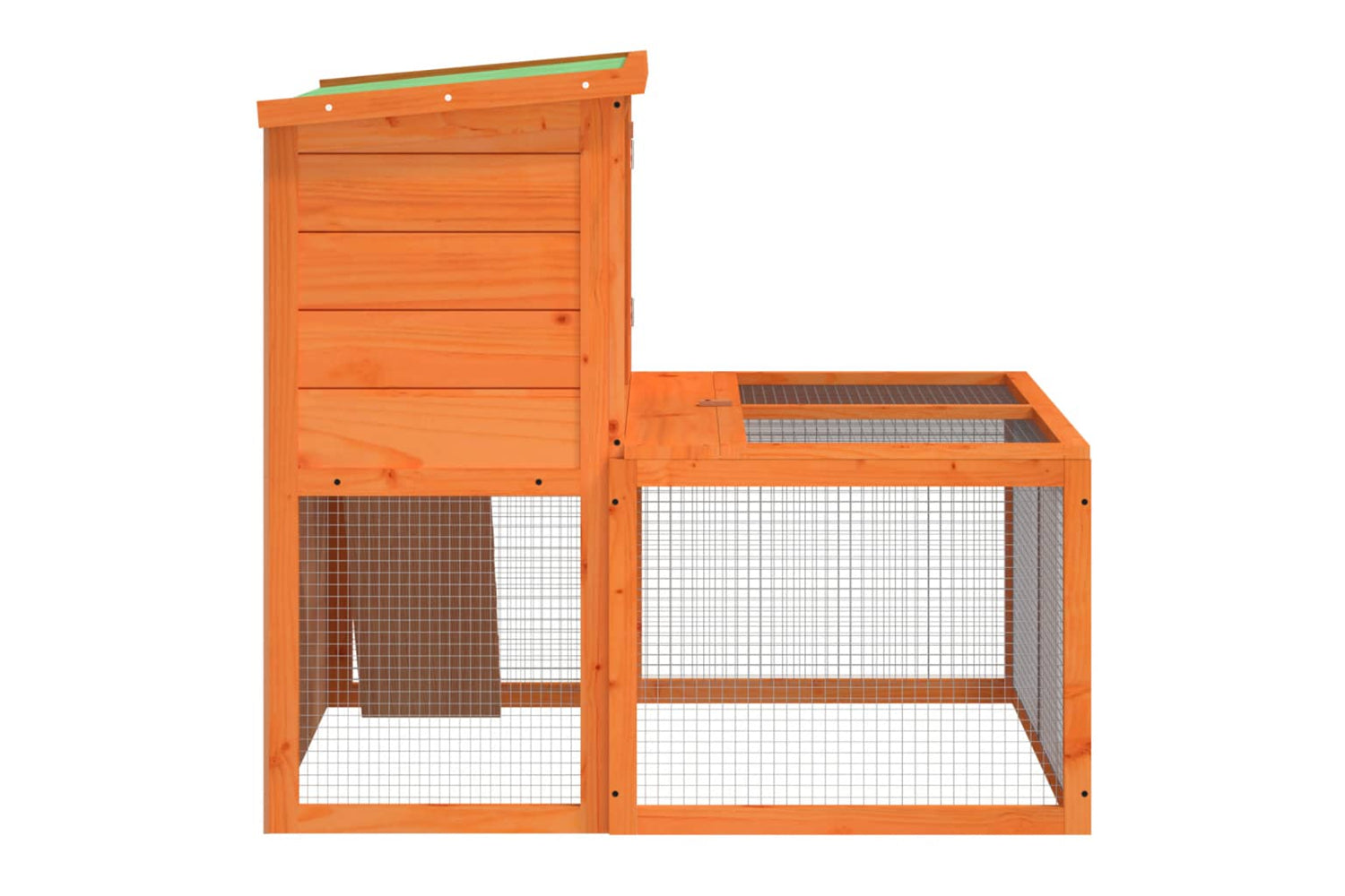 vidaXL 172283 Rabbit Hutch Brown 102x90x84.5cm Solid Wood Pine-5