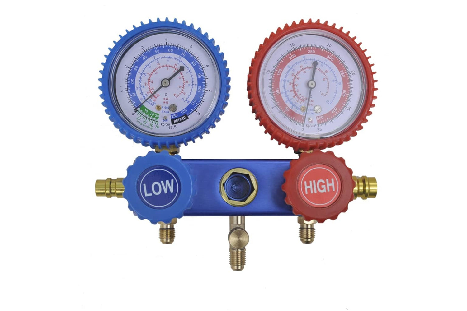 Vidaxl 141656 2-way Manifold Gauge Set In Tool Kit-8
