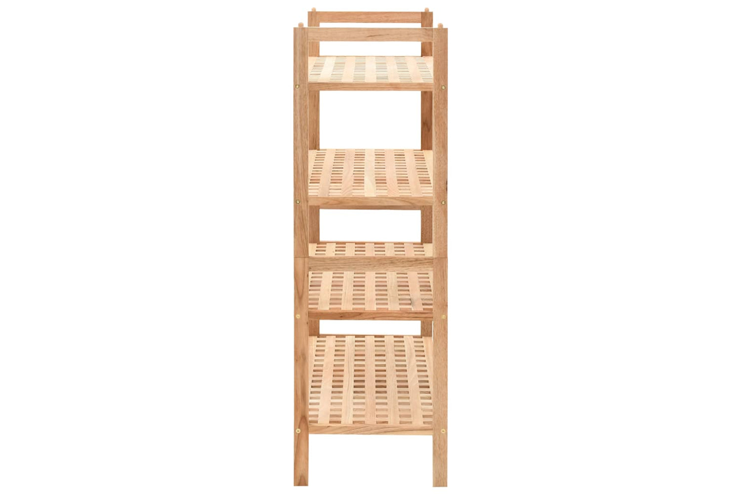 vidaXL 247103 Shoe Rack Solid Walnut Wood 69x26x81cm-3