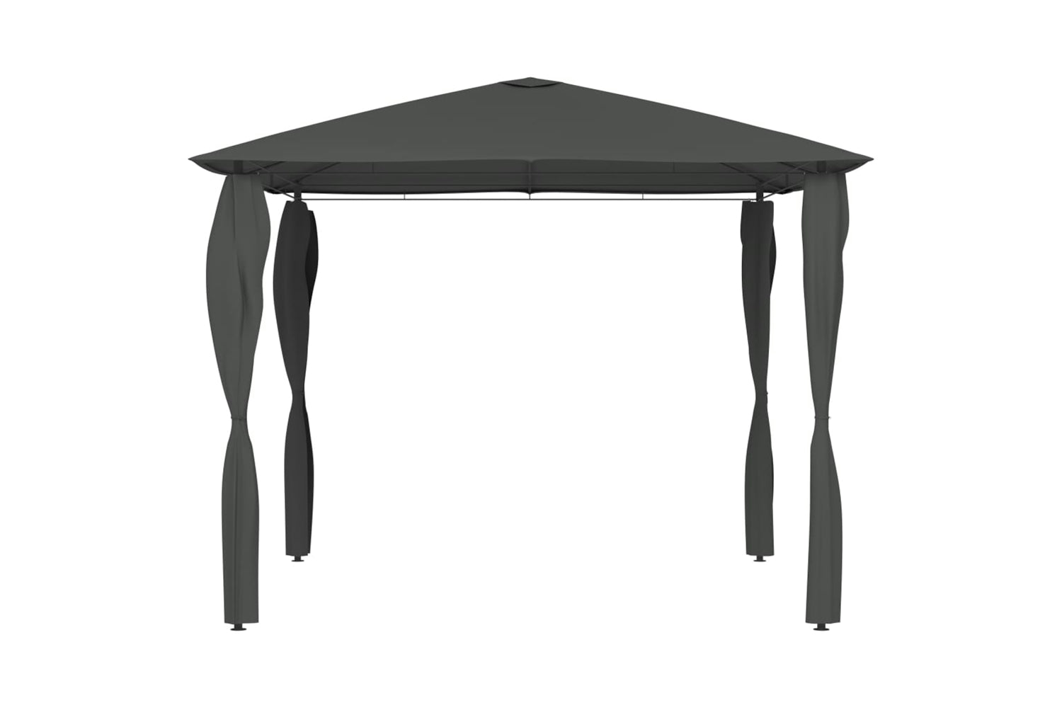 Vidaxl 313607 Gazebo With Post Covers 3x3x2.6 M Anthracite 160 G/mâ²-2