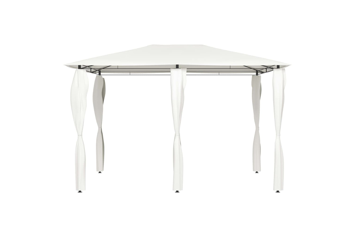 Vidaxl 313611 Gazebo With Post Covers 3x4x2.6 M Cream 160 G/mâ²-2