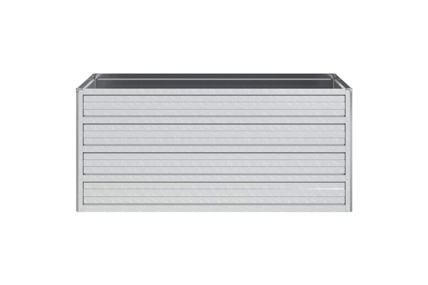 Vidaxl Garden Raised Bed 100x40x45 Cm Galvanized Steel Silver-3