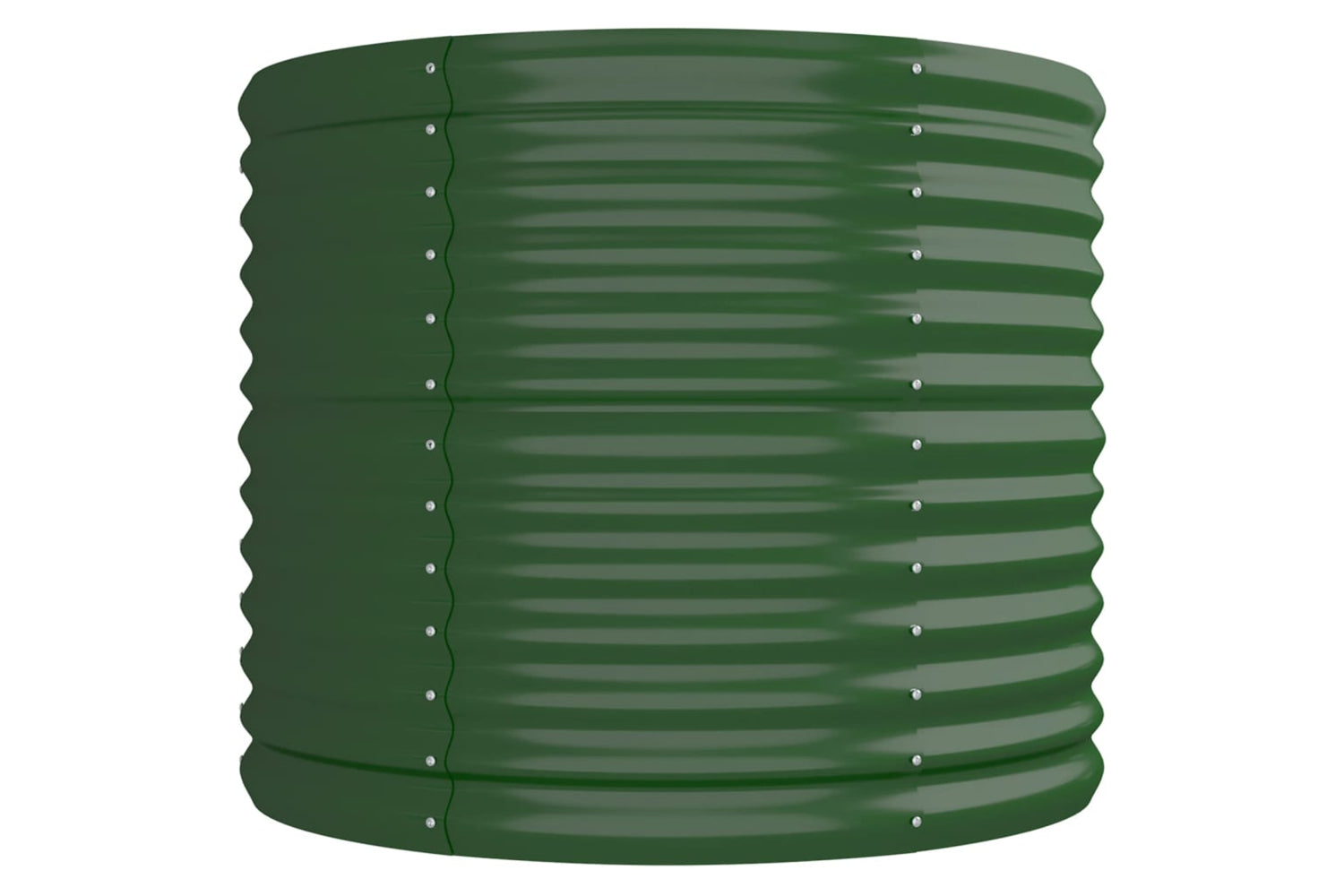 vidaXL 318958 Garden Raised Bed Powder-coated Steel 296x80x68cm Green-3