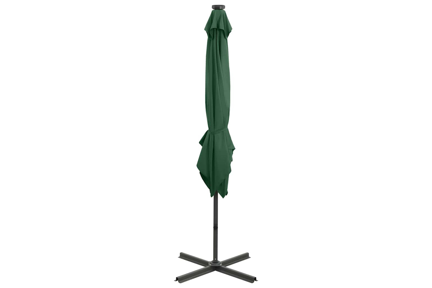 Vidaxl 312321 Cantilever Umbrella With Pole And Led Lights Green 250 Cm-7