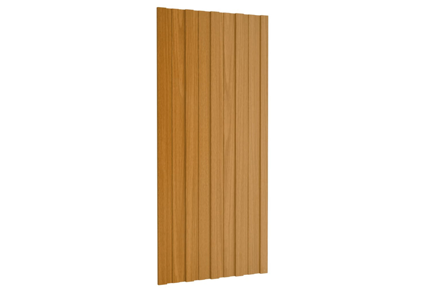 vidaXL Roof Panels 36 Pcs Galvanised Steel Light Wood 100x45cm-3