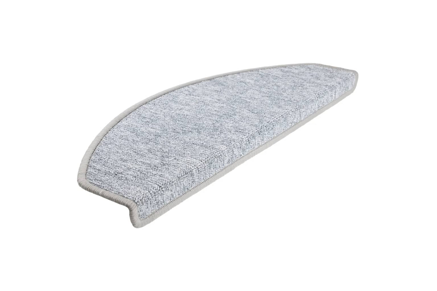 vidaXL 133887 Carpet Stair Treads 15 Pcs Light Grey 65x24x4cm-2