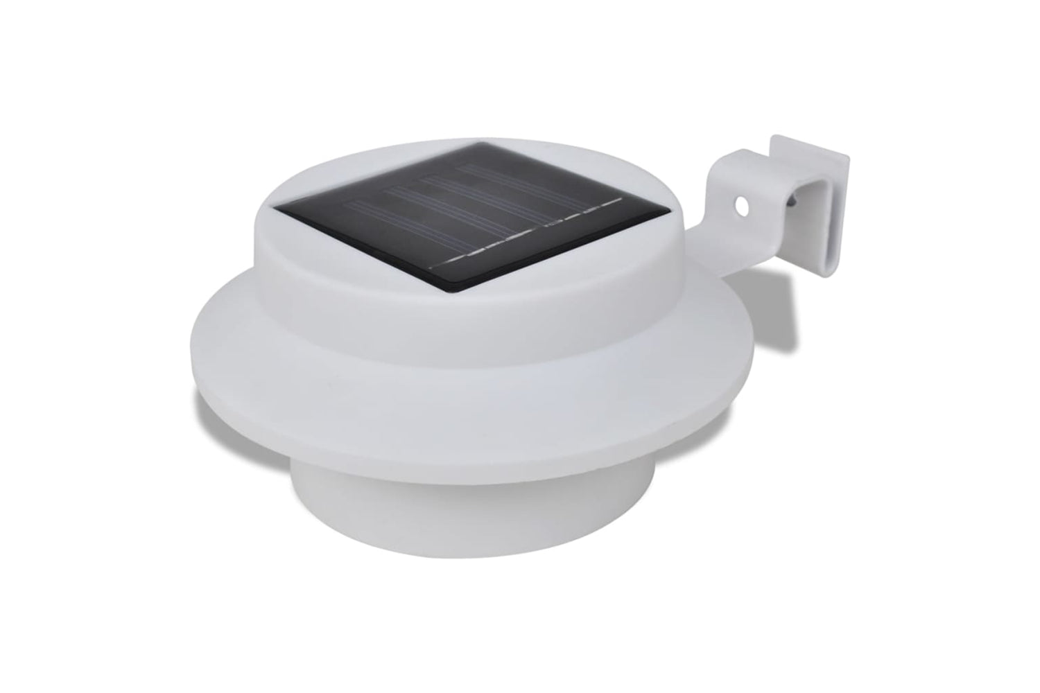 Vidaxl 41181 Outdoor Solar Lamp Set 6 Pcs Fence Light Gutter Light White-2