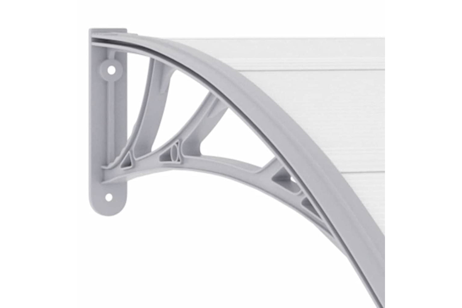 vidaXL 45632 Door Canopy Grey 300x100cm Pc-5