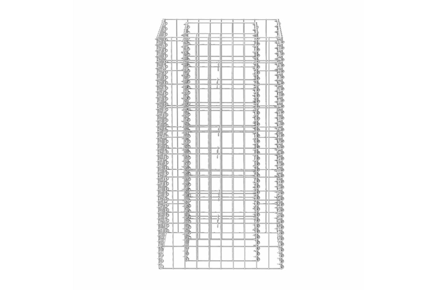 vidaXL 142557 Gabion Raised Bed Steel 50x50x100cm-4