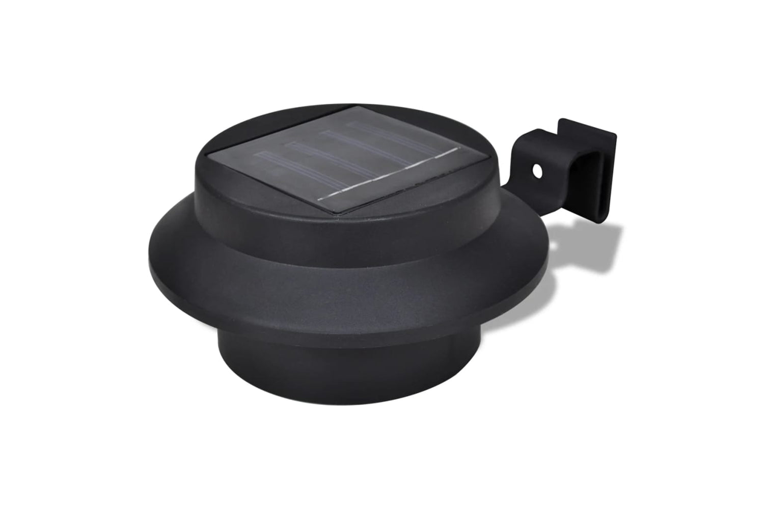 Vidaxl 41180 Outdoor Solar Lamp Set 6 Pcs Fence Light Gutter Light Black-2