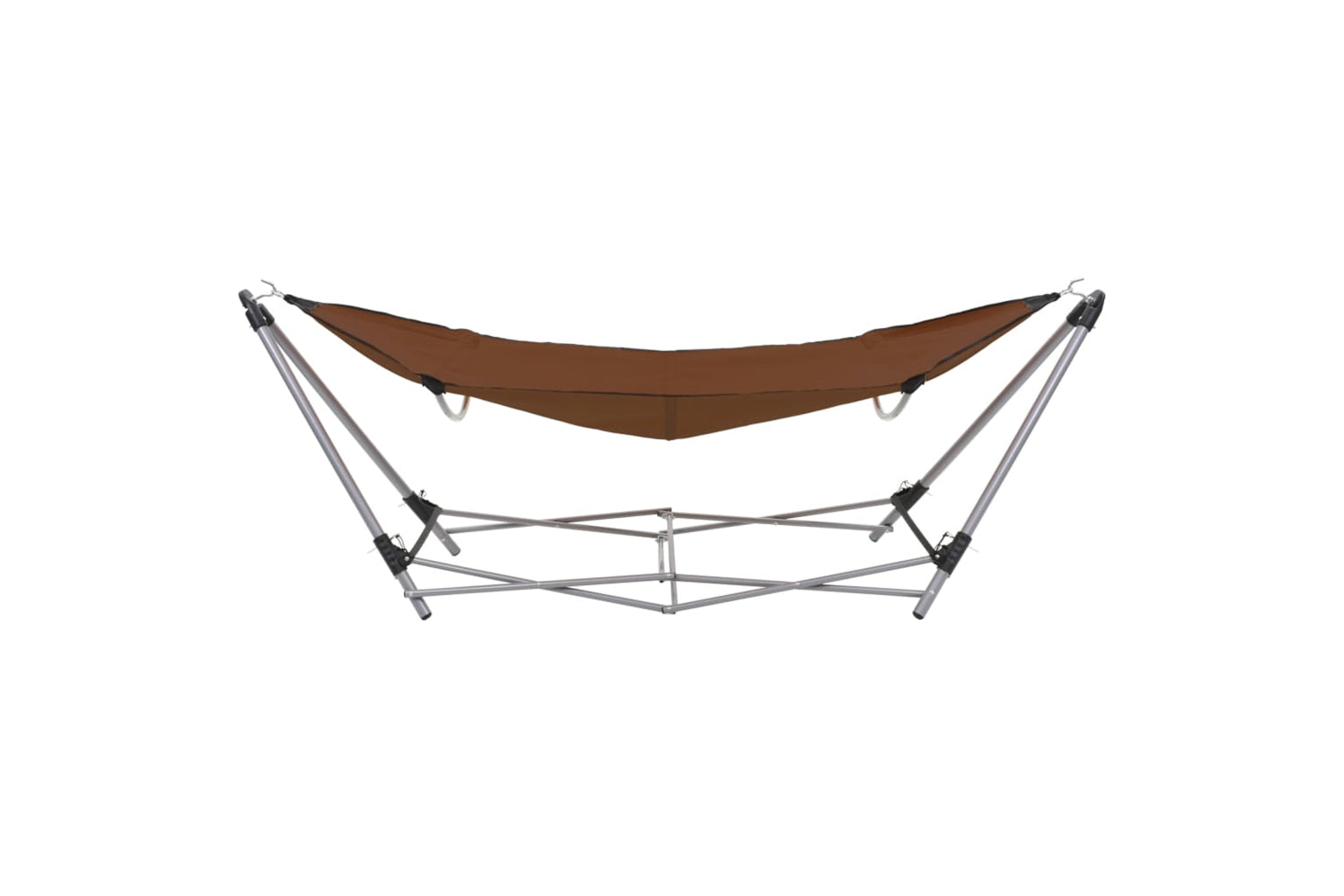 Vidaxl 44367 Hammock With Foldable Stand Brown-3