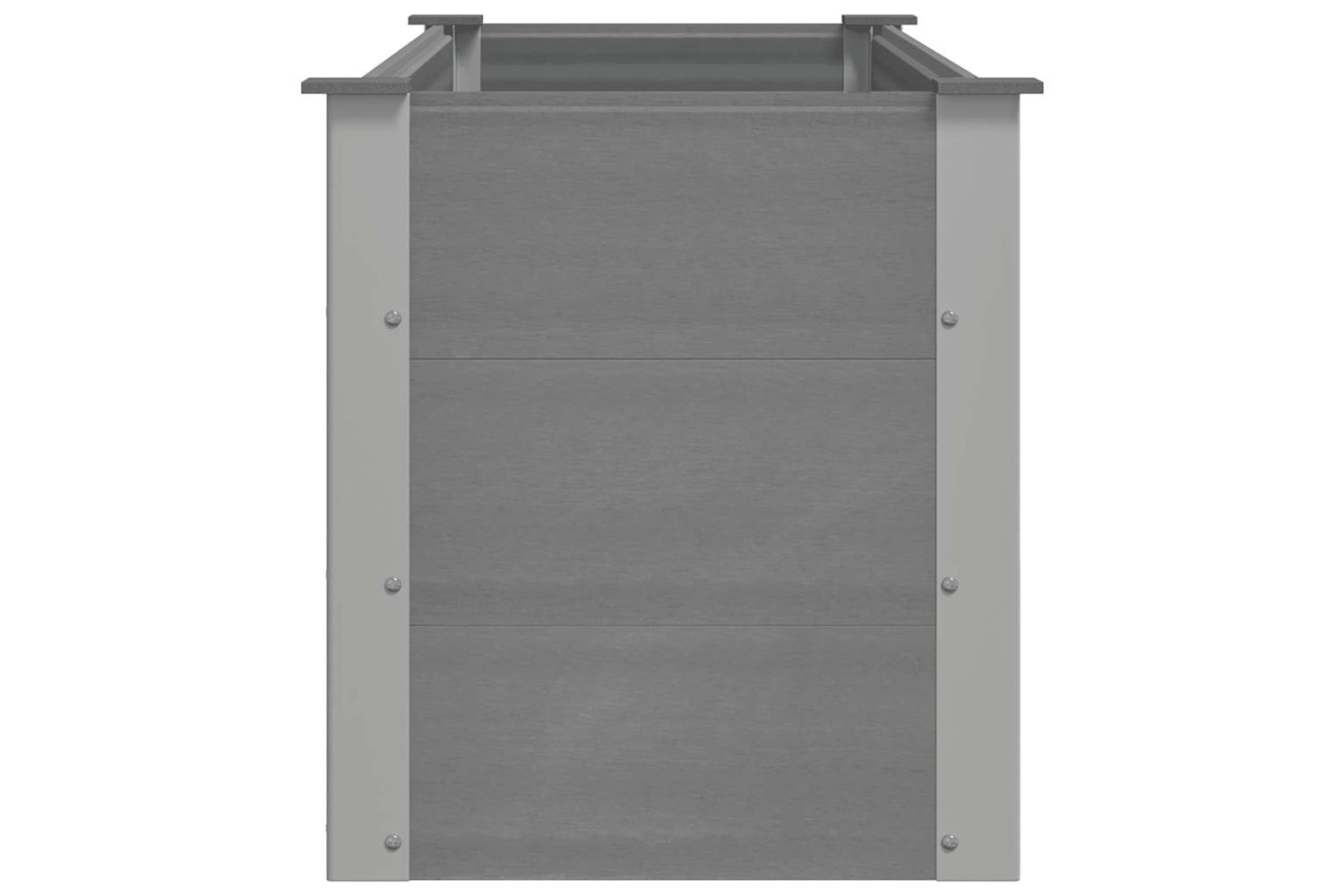 vidaXL 43607 Garden Raised Bed Wpc 150x50x54cm Grey-4
