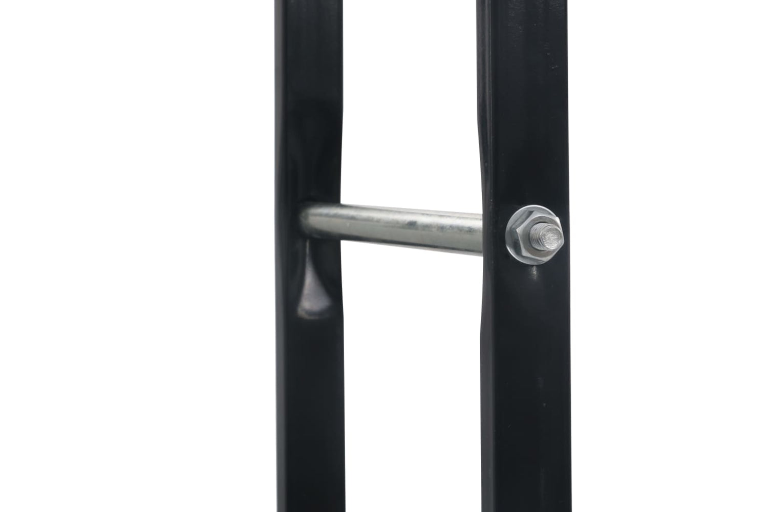 vidaXL 286286 Firewood Rack Black 100x25x200cm Steel-5