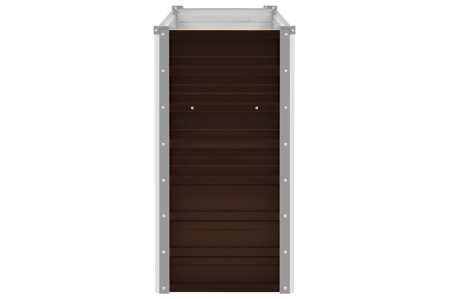 Vidaxl Garden Raised Bed Brown 100x40x77 Cm Galvanised Steel-4