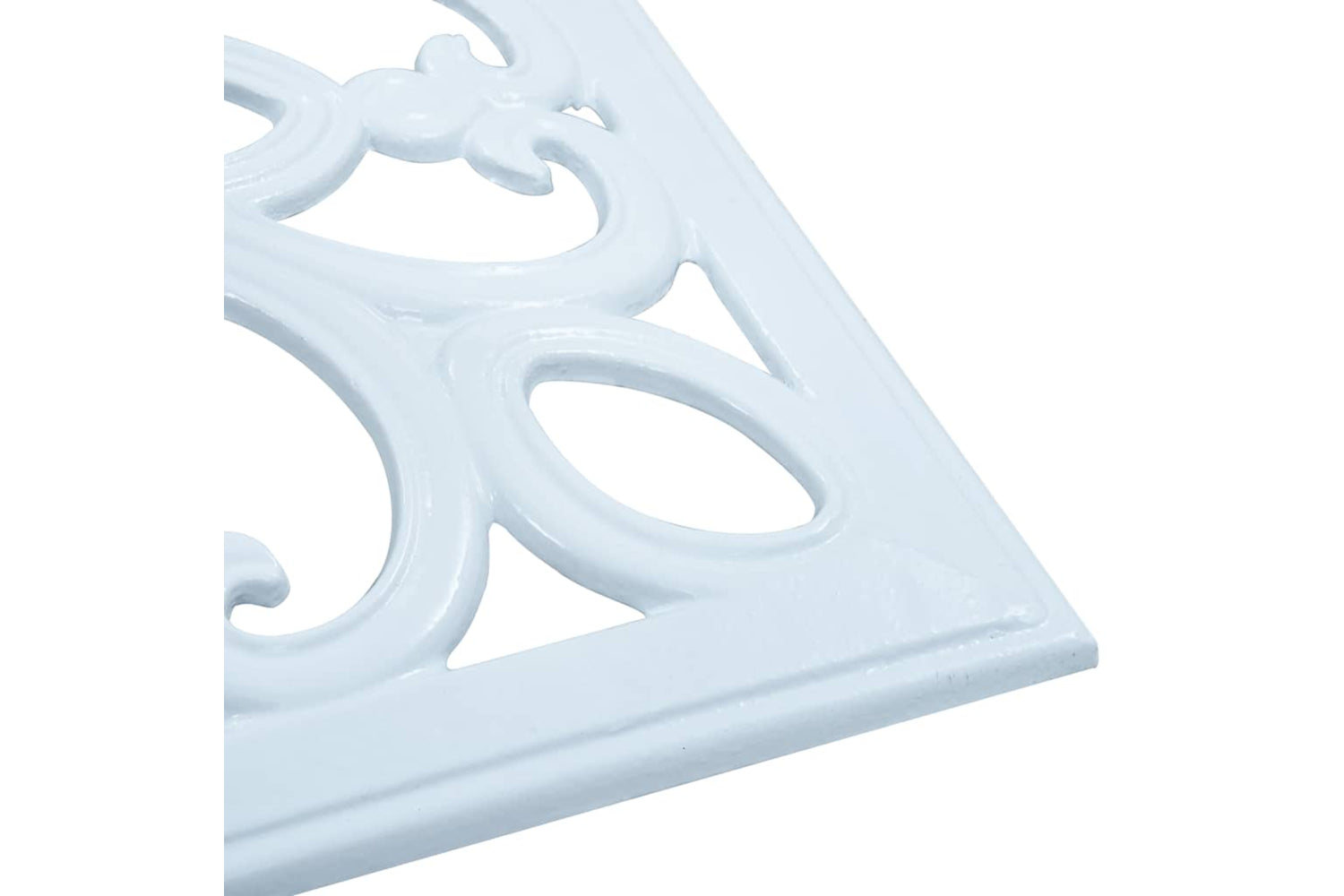 vidaXL 47867 Umbrella Base White 12 Kg 49cm Cast Iron-6
