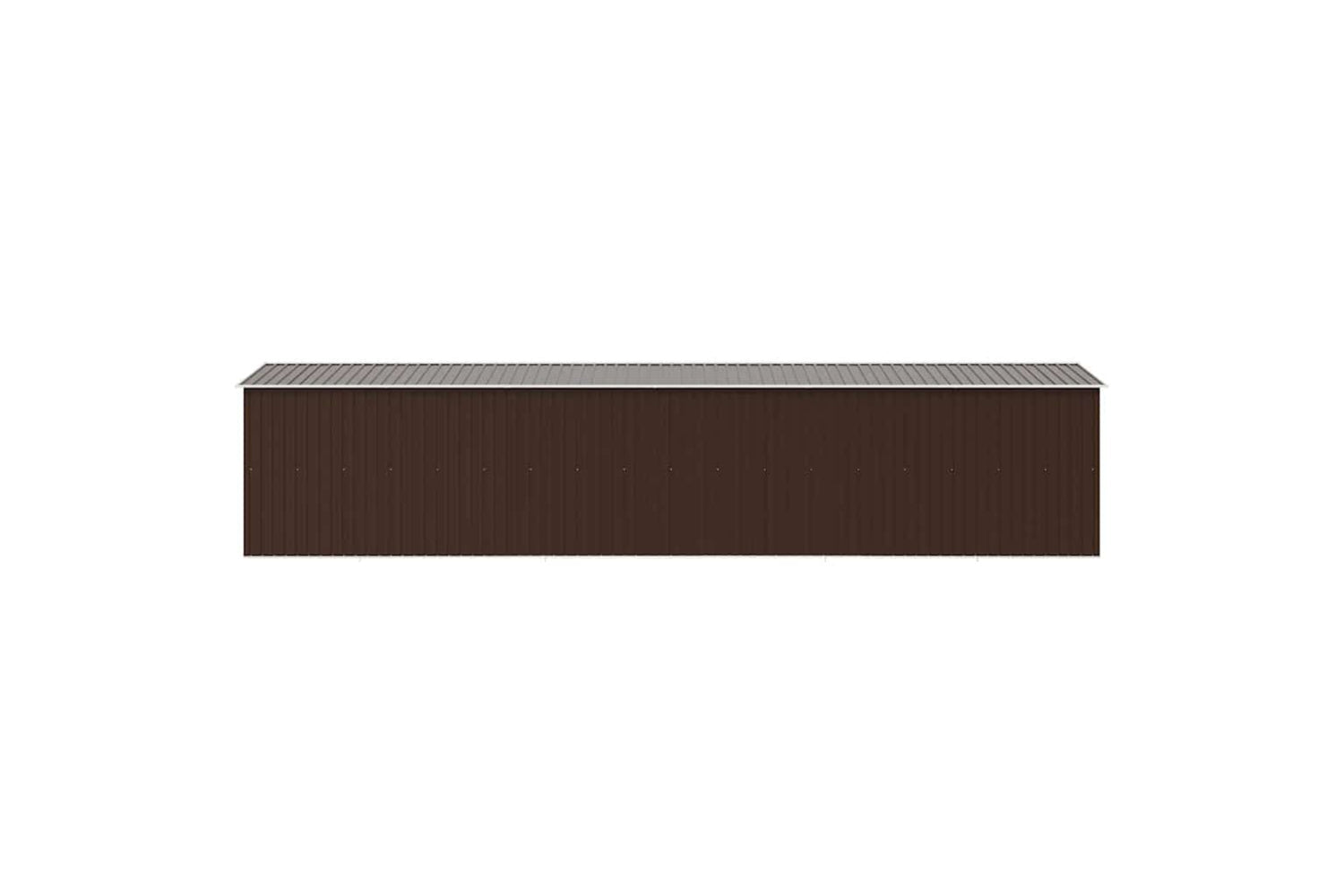 vidaXL 47039 Garden Shed Brown 257x990x181cm Galvanised Steel-6