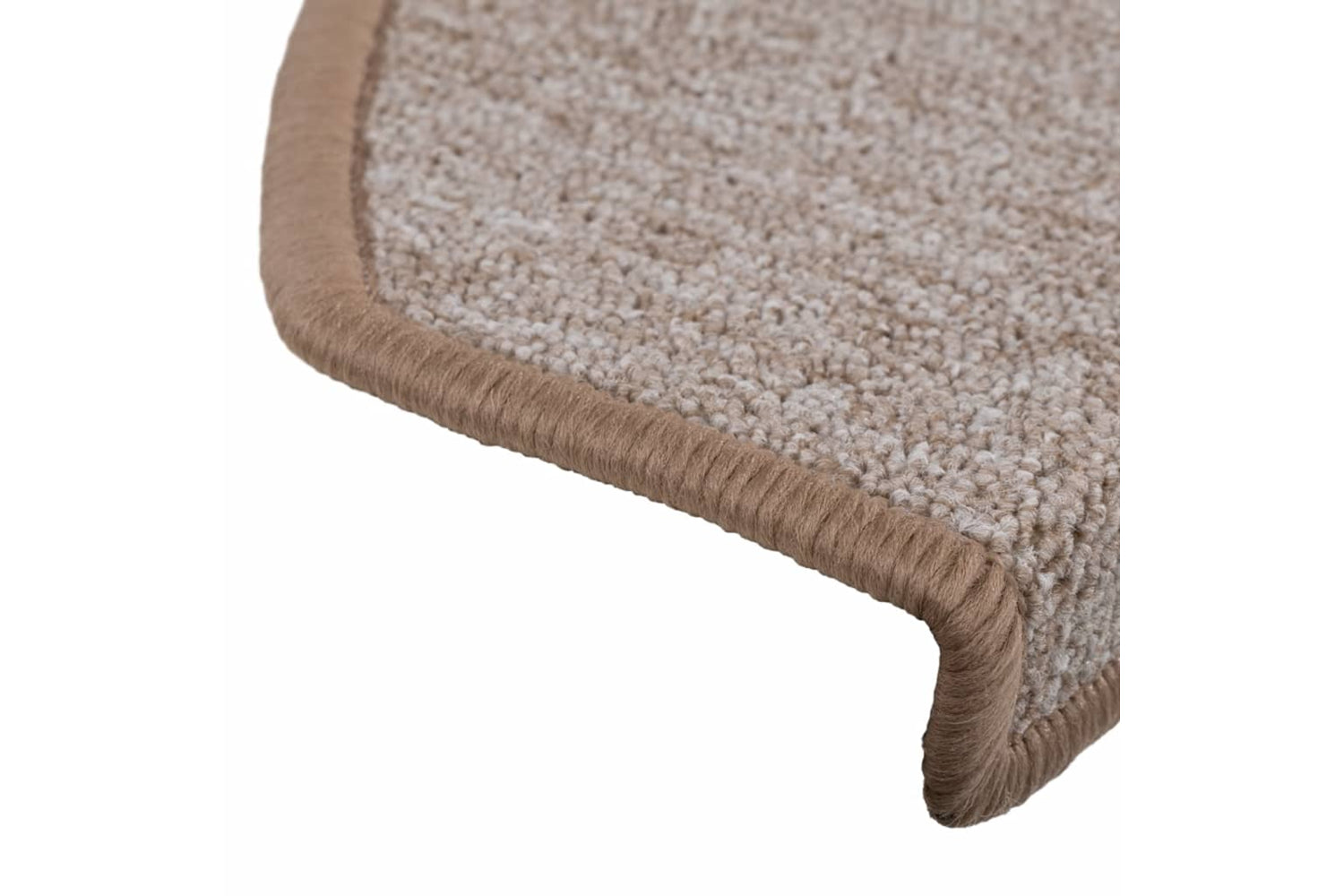 vidaXL 133886 Carpet Stair Treads 15 Pcs Light Brown 65x24x4cm-6