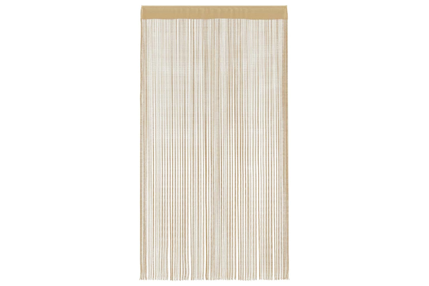 vidaXL 132404 String Curtains 2 Pcs 100x250cm Beige-4