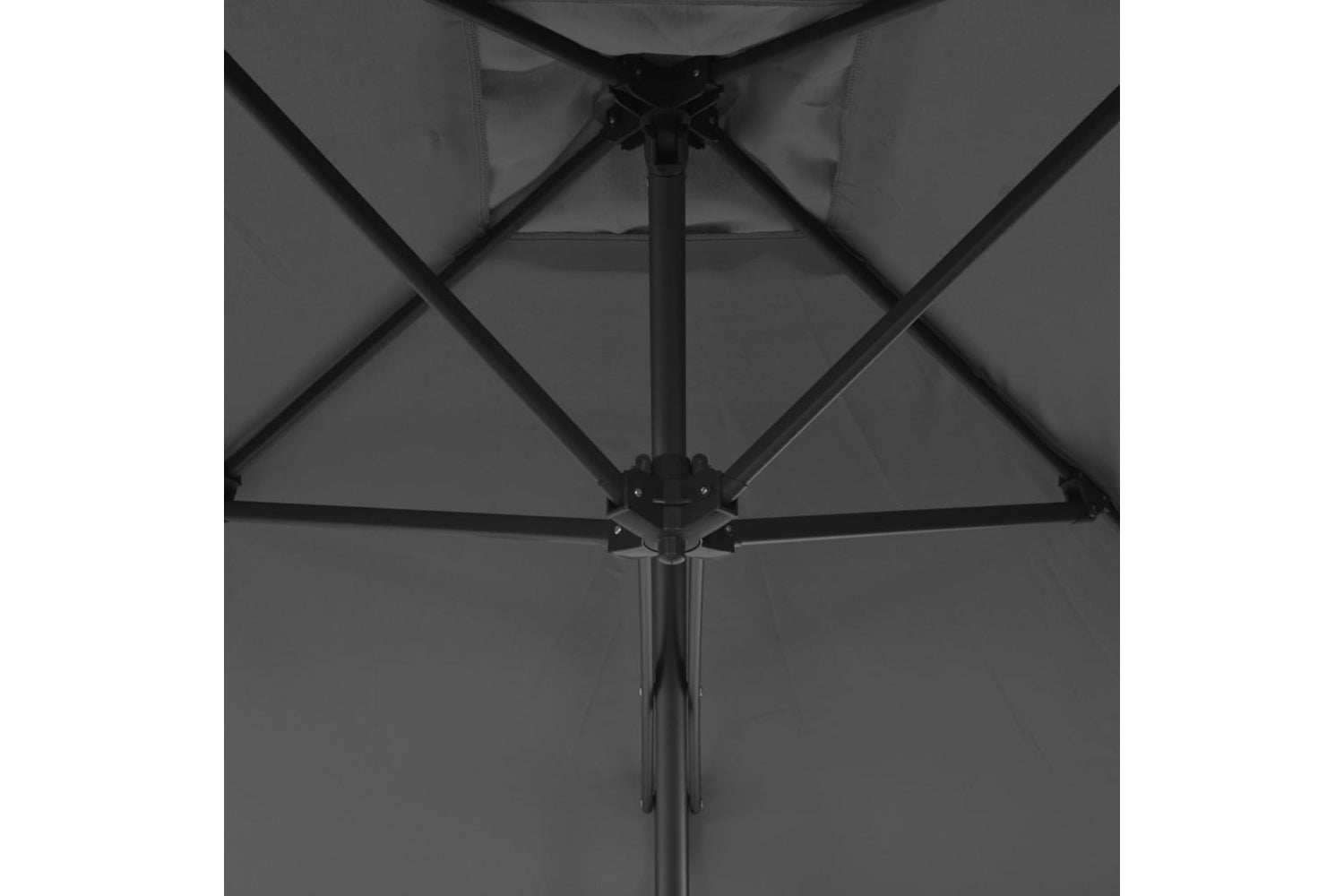 vidaXL 44883 Outdoor Parasol With Steel Pole 250x250cm Anthracite-4