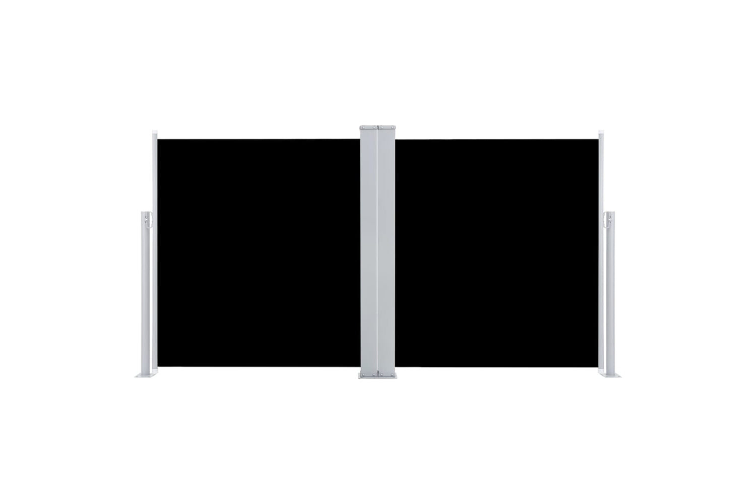 vidaXL 48442 Retractable Side Awning Black 100x600cm-2