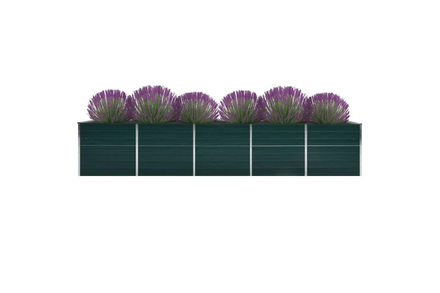 vidaXL 47057 Garden Raised Bed Galvanised Steel 400x80x45cm Green-2