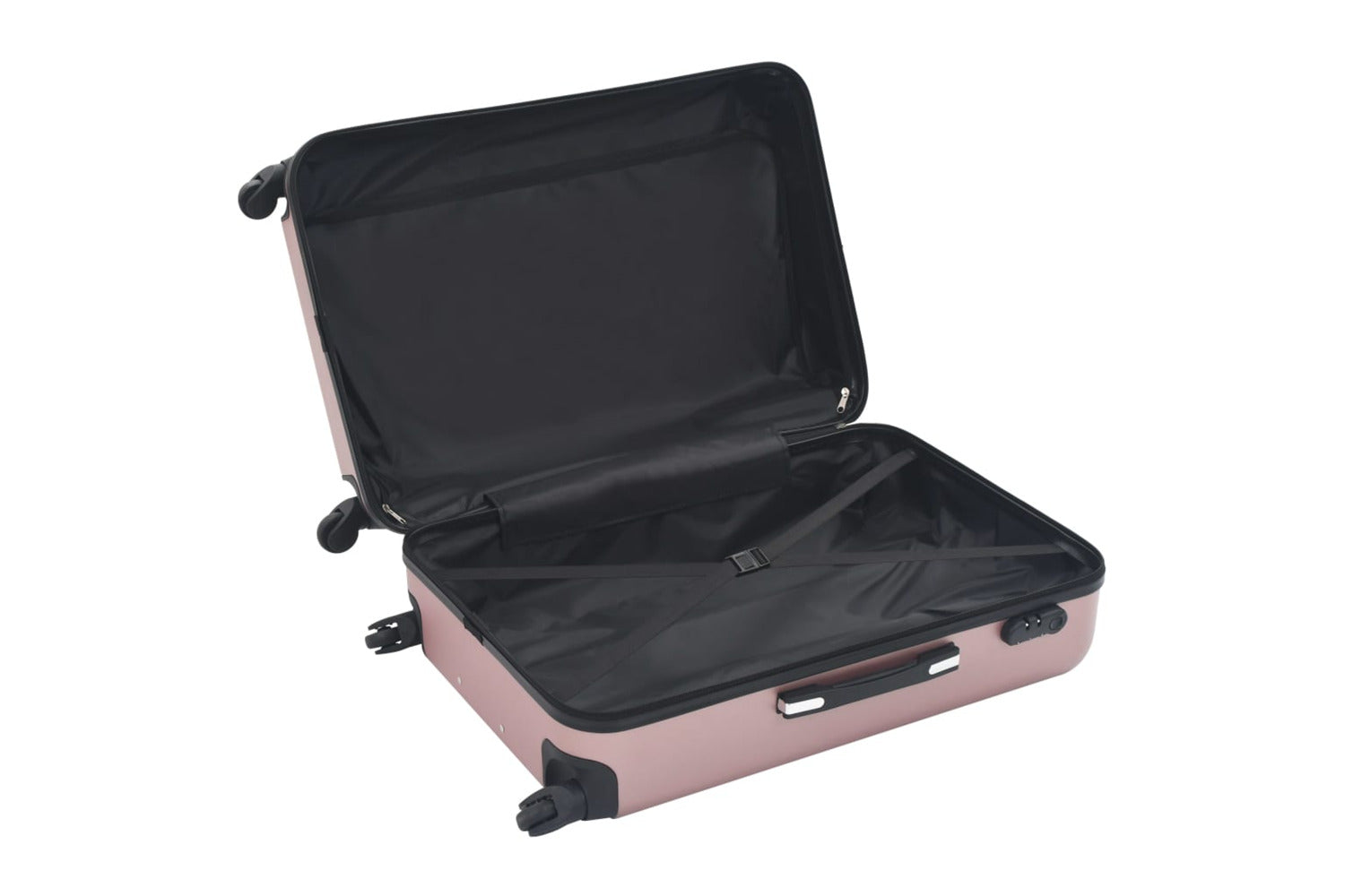 Vidaxl 91888 Hardcase Trolley Set 3 Pcs Rose Gold Abs-6