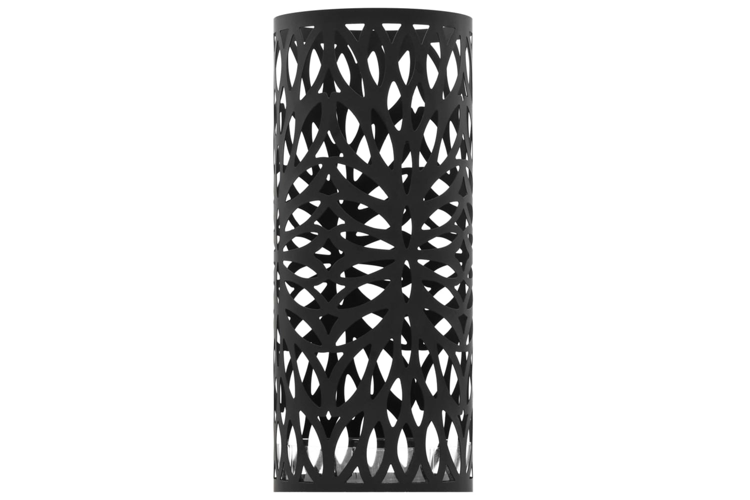 Vidaxl 246802 Umbrella Stand Leaves Steel Black-2