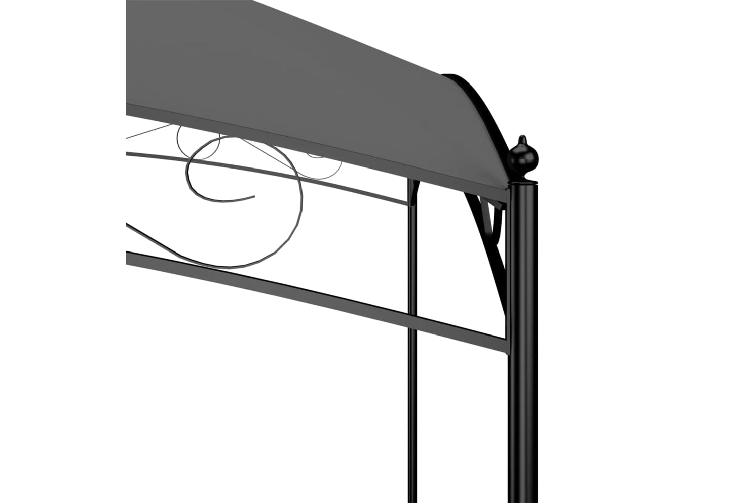 Vidaxl 313908 Gazebo 3x3x2.65 M Anthracite 180 G/mâ²-4