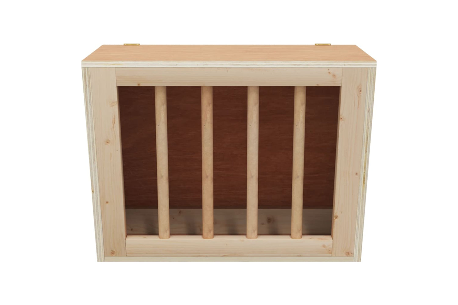 vidaXL 172423 Rabbit Hay Feeder 25x18.5x20.5cm Solid Wood Fir-2