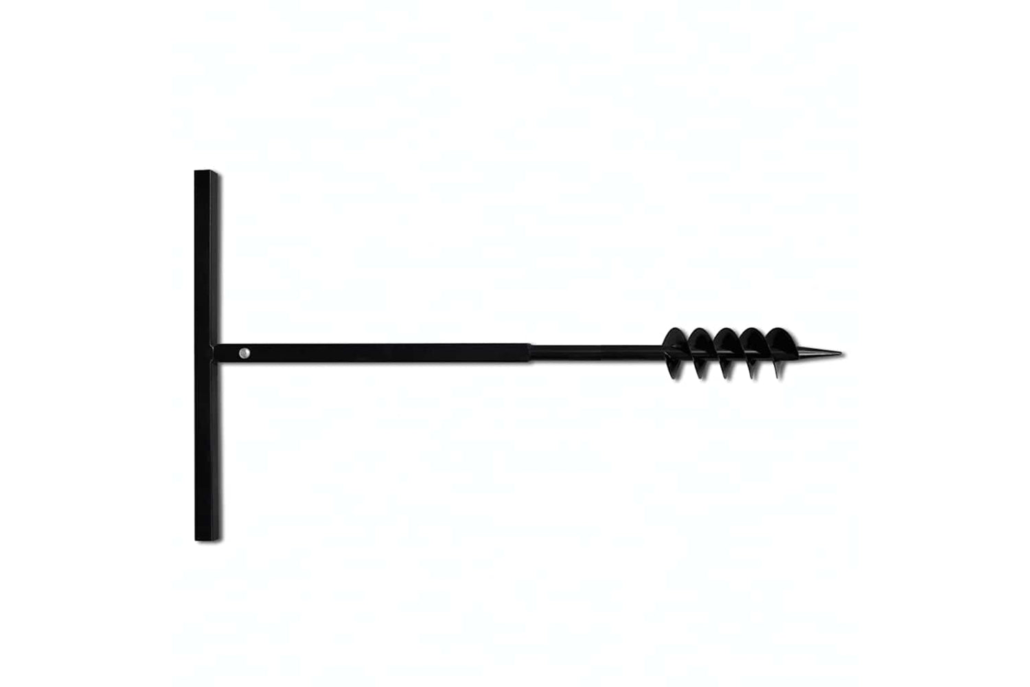 vidaXL 270541 Ground Drill With Handle 80mm With Extension Tube 13 M Steel-5